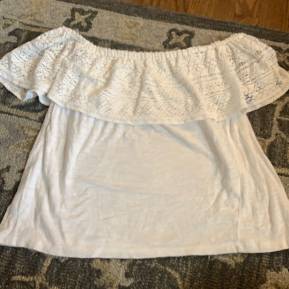 Off the shoulder shirt